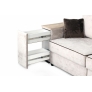 Диван-кровать Бостон 2400 с функциональными подлокотниками Стандарт бежевый/коричневый